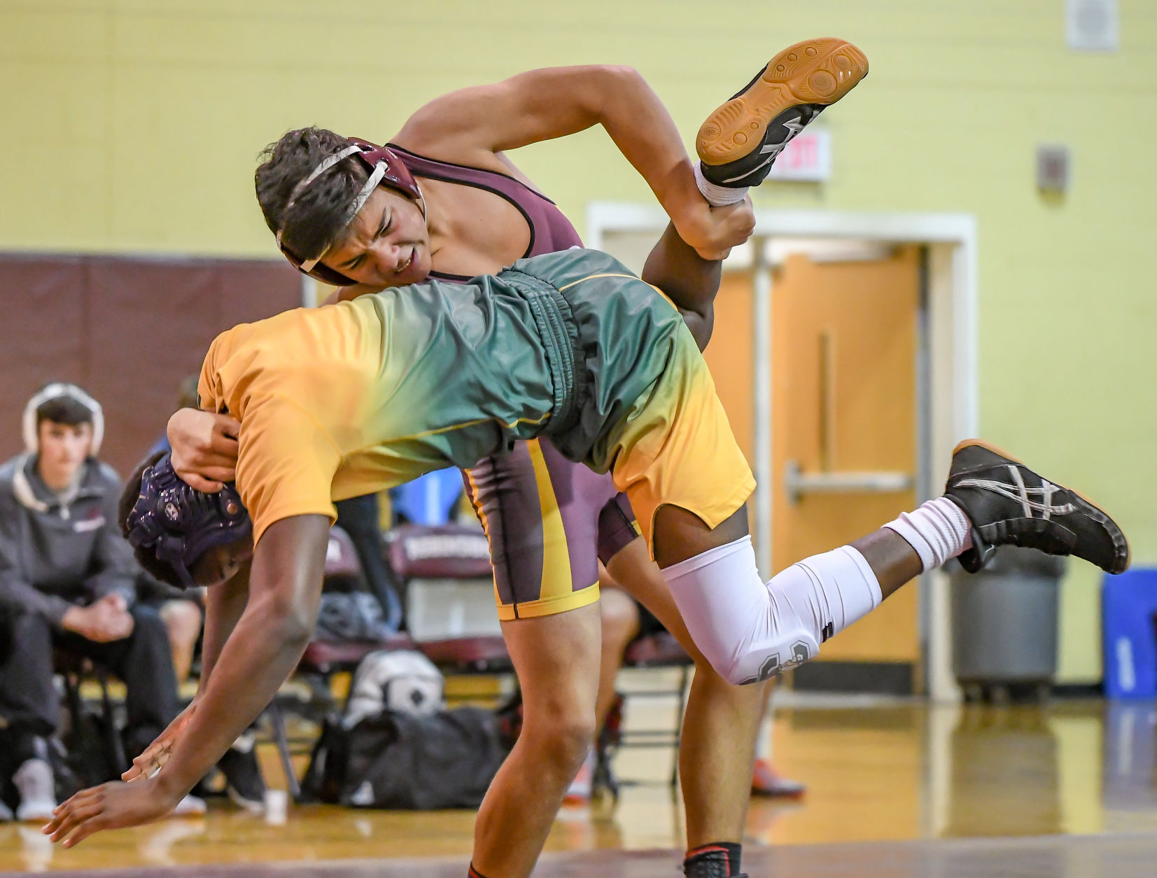 Wednesday night high school wrestling action